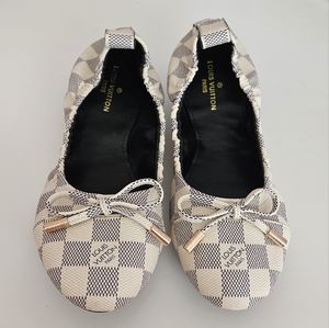 Louis Vuitton Damier Azur Ballets Flats
